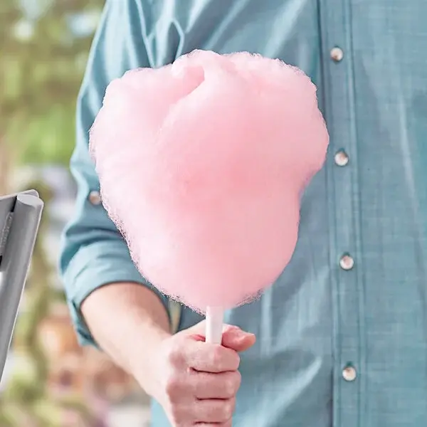 Cotton candy at the family picnic